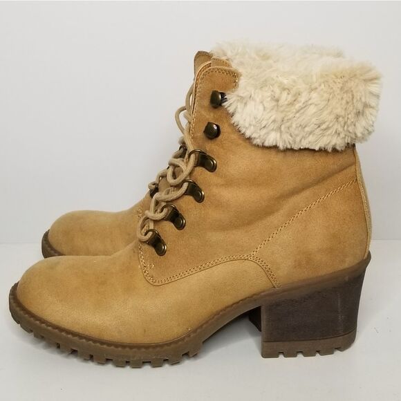 White Mountain Cliffs by Tori Women's Ankle Booties Color- Wheat Size 8.5M - Picture 11 of 11